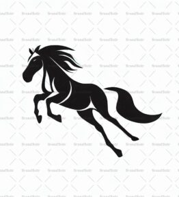 Galoppierendes Pferd